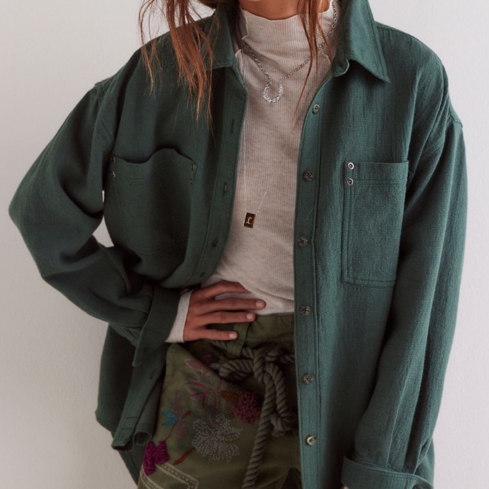 We The Free Forest Green Utility Jacket